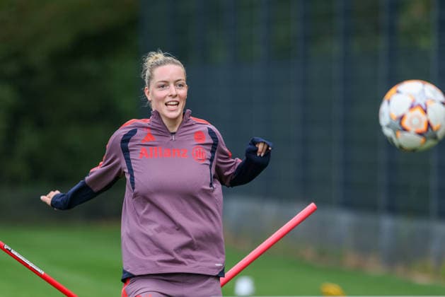 Alara Sehitler, FC Bayern Munich, 14, GER, FC Bayern Munich Women s Final Training Session, Soccer, UEFA Women s Champions League, 2026–2027 Season, September 21, 2026, GER, FC Bayern Munich Women s Final Training Session, Soccer, UEFA Women s Champions League, 2026–2027 Season, September 21, 2026, Munich Copyright: xEibner-Pressefoto JennixMaulx EP_JML