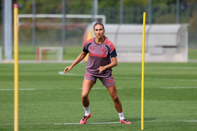 Jana Kappes, FC Bayern Munich, GER, FC Bayern Munich Women s Final Training Session, Soccer, UEFA Women s Champions League, 2026–2027 Season, September 21, 2026, GER, FC Bayern Munich Women s Final Training Session, Soccer, UEFA Women s Champions League, 2026–2027 Season, September 21, 2026, Munich Copyright: xEibner-Pressefoto JennixMaulx EP_JML