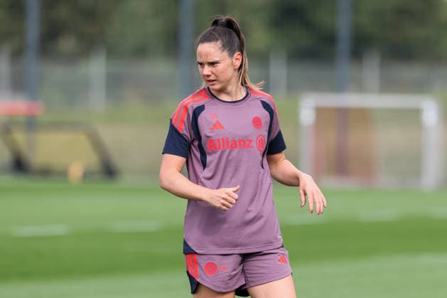 Sarah Zadrazil, FC Bayern Munich, 25, GER, FC Bayern Munich Women s Final Training Session, Soccer, UEFA Women s Champions League, 2026–2027 Season, September 21, 2026, GER, FC Bayern Munich Women s Final Training Session, Soccer, UEFA Women s Champions League, 2026–2027 Season, September 21, 2026, Munich Copyright: xEibner-Pressefoto JennixMaulx EP_JML