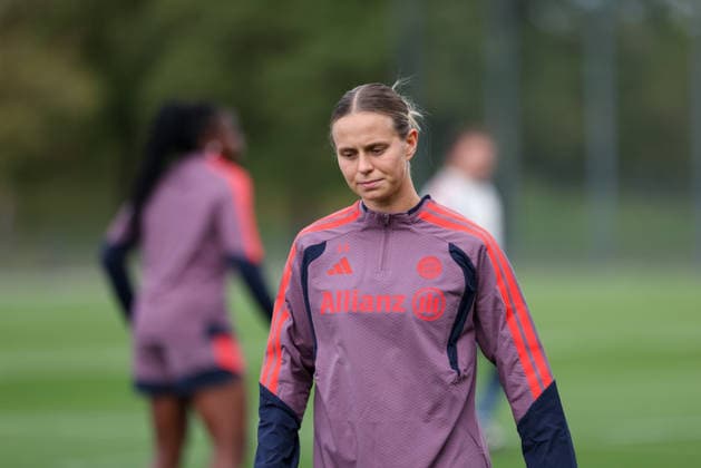 Klara Buehl, FC Bayern Munich, 17, GER, FC Bayern Munich Women s Final Training Session, Soccer, UEFA Women s Champions League, 2026–2027 Season, September 21, 2026, GER, FC Bayern Munich Women s Final Training Session, Soccer, UEFA Women s Champions League, 2026–2027 Season, September 21, 2026, Munich Copyright: xEibner-Pressefoto JennixMaulx EP_JML