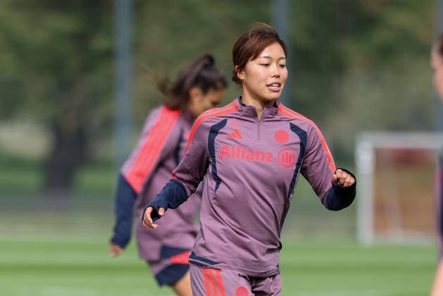 Momoko Tanikawa, FC Bayern Munich, 18, GER, FC Bayern Munich Women s Final Training Session, Soccer, UEFA Women s Champions League, 2026–2027 Season, September 21, 2026, GER, FC Bayern Munich Women s Final Training Session, Soccer, UEFA Women s Champions League, 2026–2027 Season, September 21, 2026, Munich Copyright: xEibner-Pressefoto JennixMaulx EP_JML