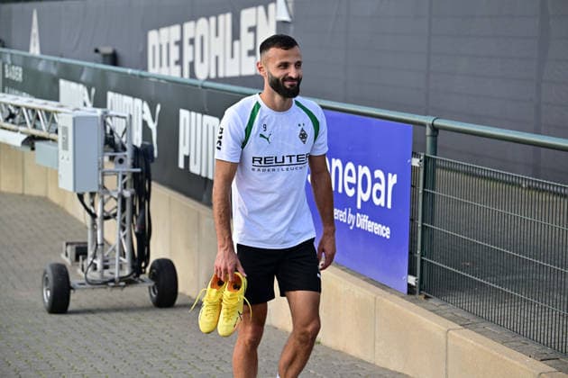 September 21, 2026, Mönchengladbach Soccer, Men s, 2026–2027 Season, Borussia Mönchengladbach Training, Franck Honorat, Gladbach. DFL regulations prohibit any use of photographs as image sequences and or quasi-video footage at Borussia Park, North Rhine-Westphalia, Germany