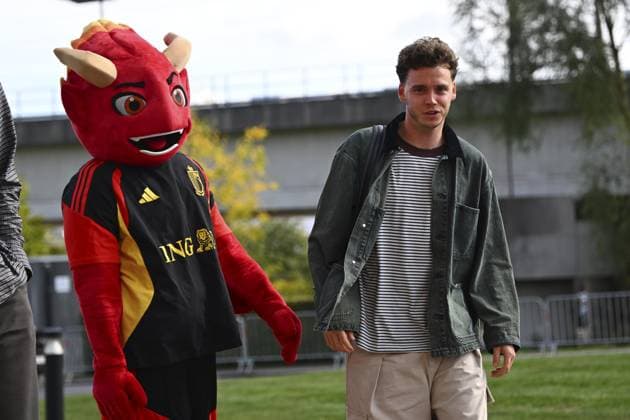 Italy v Belgium - UEFA Nations League 2026 Media Activities 21 09 2026 TUBIZE, BELGIUM - SEPTEMBER 21 : De Cuyper Maxim defender of Belgium arriving at the training grounds of the Royal Belgian Football Association ahead of the UEFA Nations League tournament league phase matchday 1 group A1 match between Italy on September 21, 2026 in Tubize, Belgium, 21 09 2026 Tubize Belgium  Copyright: xVincentxKalutx