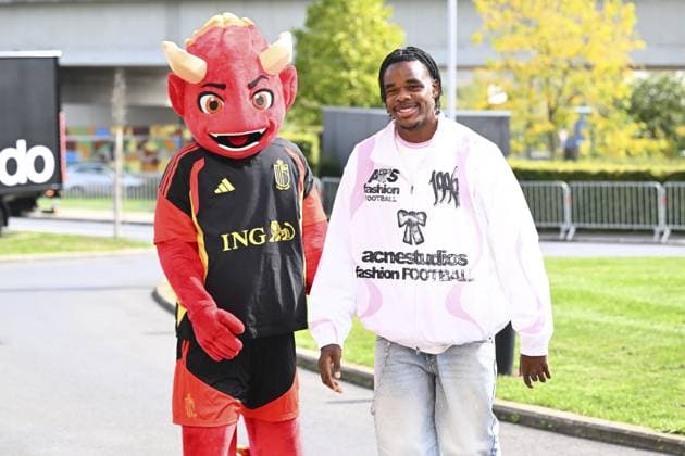 Italy v Belgium - UEFA Nations League 2026 Media Activities 21 09 2026 TUBIZE, BELGIUM - SEPTEMBER 21 : Ngoy Nathan defender of Belgium arriving at the training grounds of the Royal Belgian Football Association ahead of the UEFA Nations League tournament league phase matchday 1 group A1 match between Italy on September 21, 2026 in Tubize, Belgium, 21 09 2026 Tubize Belgium  Copyright: xVincentxKalutx