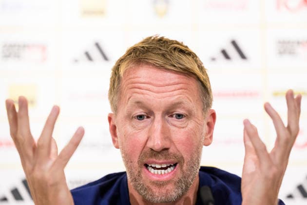 September 21, 2026: Head Coach Graham Potter of the Swedish national soccer team during a press conference on September 21, 2026 in Stockholm. Photo by Joel Marklund, BILDBYRAN. Code: JM JM0853 bbeng soccer football fotball Nations League UEFA Nations League press conference Sweden Sweden Sweden A  Copyright: JOELxMARKLUND BB260921JM008