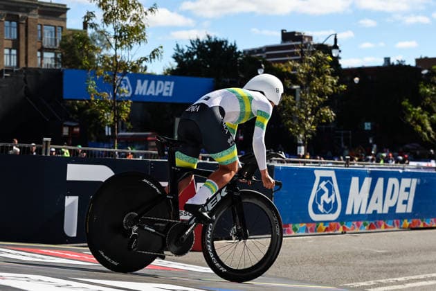 2026 UCI Road World Championships Picture by Alex Whitehead SWpix.com - 21 09 2026 - Cycling - 2026 UCI Road World Championships - MontrÃ al, Canada - Women Under-23 Individual Time Trial (ITT) - Felicity Wilson-Haffenden (Australia) MontrÃ al Avenue du Parc Canada Copyright: x xSWpix.comx(t axPhotographyxHubxLtd)xAlexxWhitehead SWpix.comx SWP-3521-0708