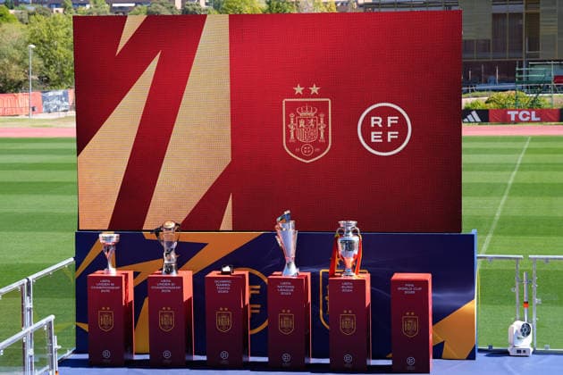 September 21, 2026, Las Rozas, Madrid, Spain: General view during the presentation of Luis De La Fuente contract renewal, extending his deal until 2032 at Ciudad del Futbol on September 21, 2026, in Las Rozas, Madrid, Spain. Las Rozas Spain - ZUMAa181 20260921_zaa_a181_028 Copyright: xDennisxAgyemanx