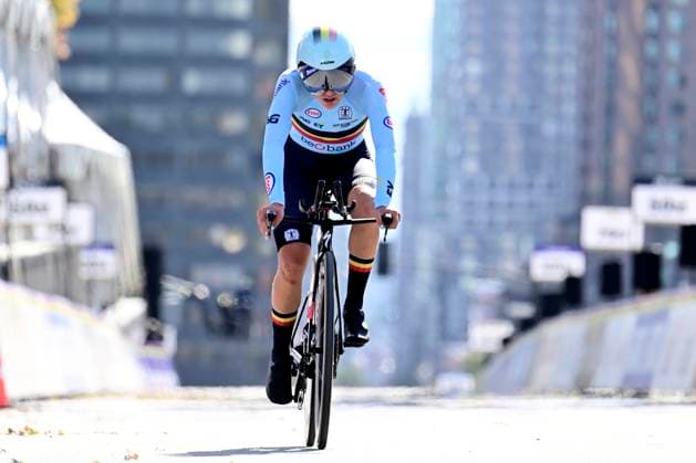 UCI 2026 Road World Championship, WM, Weltmeisterschaft Montreal 21 09 2026 MONTREAL, CANADA - SEPTEMBER 21 : Vierstraete Luca of Belgium during the Women U23 Individual Time Trial of the 2026 UCI Road World Championships 93th edition an UCI World Championships cycling race of XX km with start in Montreal and finish in Montreal on September 21, 2026 in Montreal, Canada, 21 09 2026 Montreal Canada  Copyright: xPeterxDexVoechtx