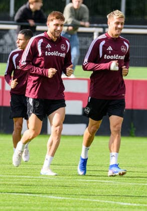 September 21, 2026 Soccer 2 Bundesliga 2026–2027 Season 1 FC Nürnberg Nuremberg FCN Club Training Sports Photo Zink xwoxzix Styopa Mkrtchyan 5, 1 FC Nuremberg FCN Sigurd Haugen 9, 1 FC Nuremberg FCN