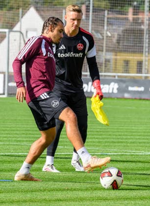 September 21, 2026 Soccer 2 Soccer Bundesliga 2026–2027 Season 1 FC Nuremberg FCN Club Training Sports Photo Zink xwoxzix Rafael Lubach 18, 1 FC Nuremberg FCN in front of Jan Reichert 1, 1 FC Nuremberg FCN