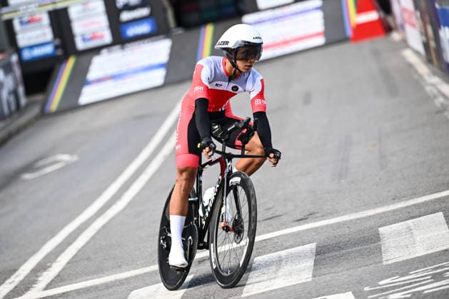 2026 UCI Road World Championships Picture by Simon Wilkinson SWpix.com - 21 09 2026 - Cycling - 2026 UCI Road World Championships - MontrÃ al, Canada - Men Under-23 Individual Time Trial (ITT) - Rizky Ridho Riyadiyanto (Indonesia) MontrÃ al Avenue du Parc Canada Copyright: x xSWpix.comx(t axPhotographyxHubxLtd)xSimonxWilkinson SWpix.comx SWP-3521-0842