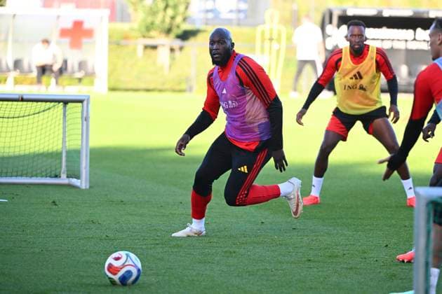 Italy v Belgium - UEFA Nations League 2026 Media Activities 21 09 2026 TUBIZE, BELGIUM - SEPTEMBER 21 : Lukaku Romelu forward of Belgium pictured during a training session ahead of the UEFA Nations League tournament league phase matchday 1 group A1 match between Italy and Belgium on September 21, 2026 in Tubize, Belgium, 21 09 2026 Tubize Belgium  Copyright: xVincentxKalutx
