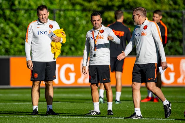 ZEIST, Netherlands: Netherlands head coach Xavi Hernandez during UEFA Nations League training for the match against Germany at the KNVB Campus on September 21, 2026, in Zeist, Netherlands. Photo by DeFodi Images