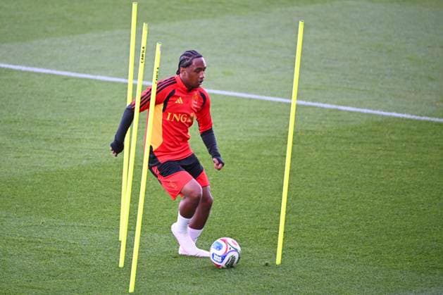 Italy v Belgium - UEFA Nations League 2026 Media Activities 21 09 2026 TUBIZE, BELGIUM - SEPTEMBER 21 : Tielemans Youri midfielder of Belgium pictured during a training session ahead of the UEFA Nations League tournament league phase matchday 1 group A1 match between Italy and Belgium on September 21, 2026 in Tubize, Belgium, 21 09 2026 Tubize Belgium  Copyright: xVincentxKalutx