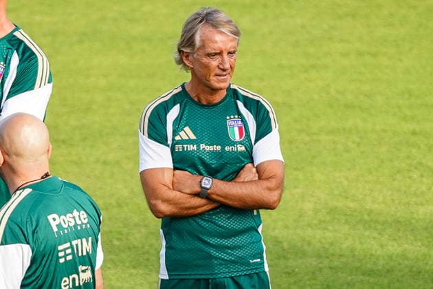 The head coach Roberto Mancini during the Italia team training at federal technical center of Coverciano, Florence, Italy - September 21, 2026. - Soccer  Copyright: xSaraxEsposito LaPressex