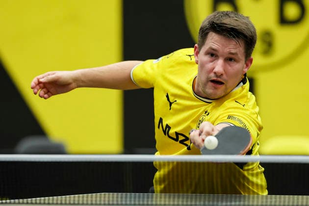 Kristian Karlsson of Borussia Dortmund controls the ball during the Men s Table Tennis Bundesliga match between Borussia Dortmund and TTC RhoenSprudel Fulda Maberzell at the Bruegmannstrasse Sports Hall on September 21, 2026, in Dortmund, Germany Photo by Marco Steinbrenner, DeFodi Images Kristian Karlsson of Borussia Dortmund controls the ball during the 1st Men’s Table Tennis Bundesliga match between Borussia Dortmund and TTC RhoenSprudel Fulda Maberzell at Sporthalle Bruegmannstrasse on September 21, 2026 in Dortmund, Germany Photo by Marco Steinbrenner, DeFodi Images Photo by Marco Steinbrenner, DeFodi Images