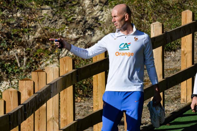 FOOTBALL : Entrainement de l™Equipe de France - 21 09 2026 ZinÃ dine Zidane (France) ClairefontaineFrance  Copyright: xBaptistexAutissierx