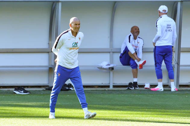 FOOTBALL : Entrainement de l™Equipe de France - 21 09 2026 ZinÃ dine Zidane (France) ClairefontaineFrance  Copyright: xBaptistexAutissierx