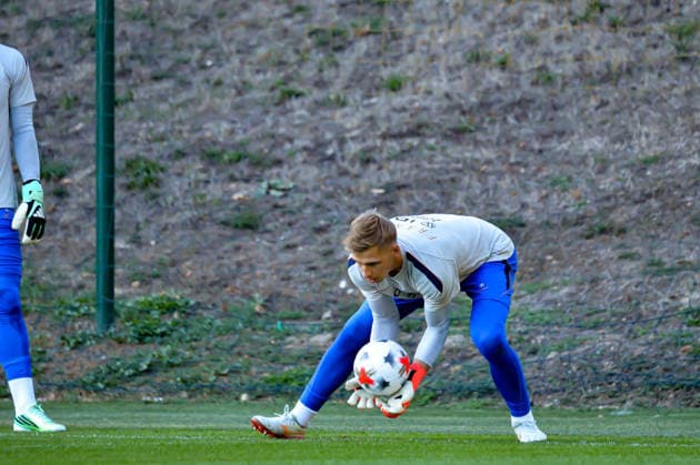 FOOTBALL : Entrainement de l™Equipe de France - 21 09 2026 Jean Butez (France) ClairefontaineFrance  Copyright: xBaptistexAutissierx
