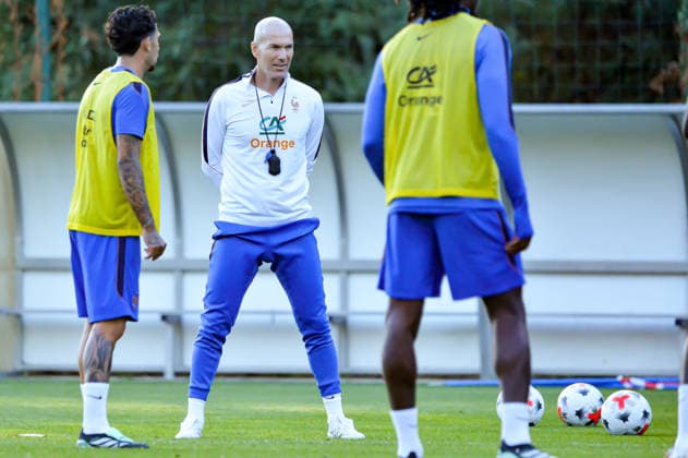 FOOTBALL : Entrainement de l™Equipe de France - 21 09 2026 ZinÃ dine Zidane (France) ClairefontaineFrance  Copyright: xBaptistexAutissierx