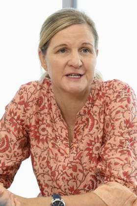 Interview with IOC head Coventry International Olympic Committee President Kirsty Coventry gives an interview in Tokyo on Sept. 22, 2026.  A14AA0005628245P