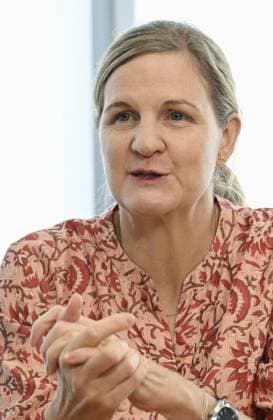 Interview with IOC head Coventry International Olympic Committee President Kirsty Coventry gives an interview in Tokyo on Sept. 22, 2026.  A14AA0005628246P