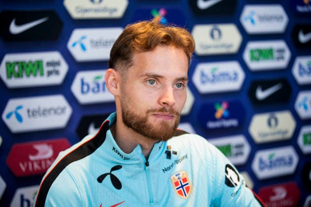 Press conference with the Norwegian men s national soccer team, Oslo, September 22, 2026. Ole Didrik Blomberg during a press conference with the Norwegian men s national soccer team at Ullevaal Stadium, ahead of the Nations League matches against Denmark, Portugal, and Wales. Photo by Stian Lysberg Solum, NTB, Oslo, Norway. EDITORIAL USE ONLY. RESTRICTED USE FOR BETTING COMPANIES  Copyright: xStianxLysbergxSolumx xNTBx