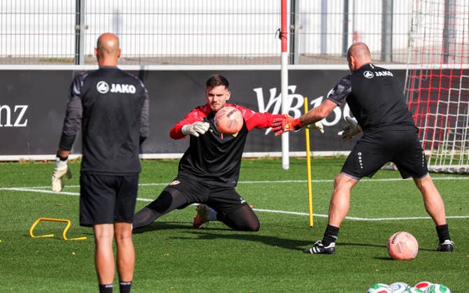 September 22, 2026, Germany, Stuttgart, VfB Stuttgart Soccer Practice, Dennis Seimen