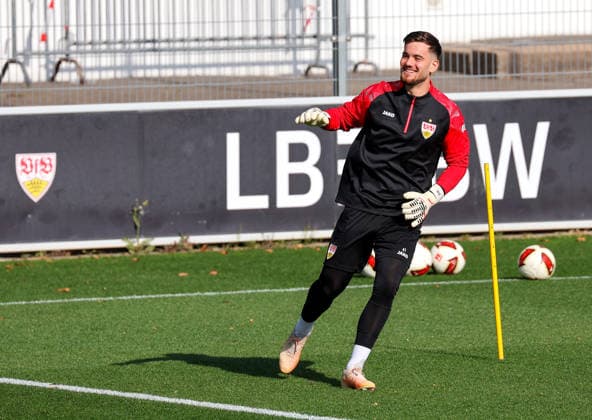 September 22, 2026, Germany, Stuttgart, VfB Stuttgart Soccer Practice, Dennis Seimen