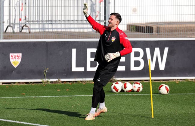 September 22, 2026, Germany, Stuttgart, VfB Stuttgart Soccer Practice, Dennis Seimen