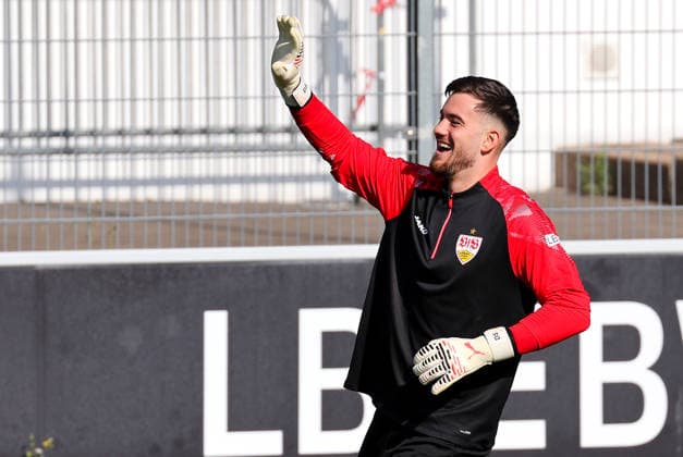 September 22, 2026, Germany, Stuttgart, VfB Stuttgart Soccer Practice, Dennis Seimen