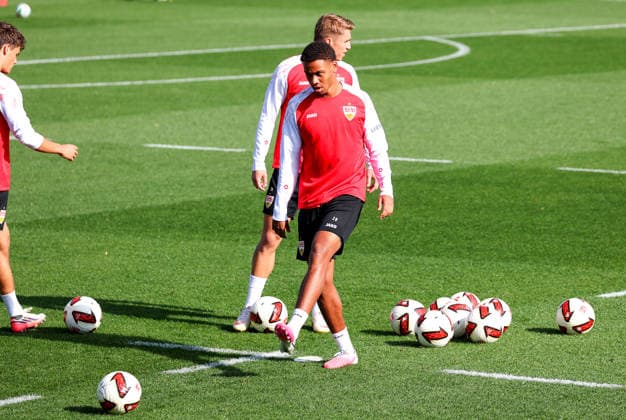 September 22, 2026, Germany, Stuttgart, VfB Stuttgart Soccer Practice, Nikolas Nartey