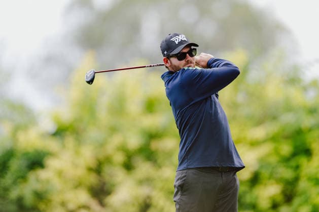 GOLF - DP World Tour Qualifying School EBREICHSDORF,AUSTRIA,22.SEP.26 - GOLF - DP World Tour Qualifying School, GC Schloss Ebreichsdorf. Image shows Griffin Steutel (USA).  GEPAxpictures xAlexanderxSolc