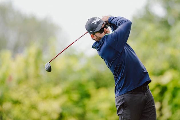 GOLF - DP World Tour Qualifying School EBREICHSDORF,AUSTRIA,22.SEP.26 - GOLF - DP World Tour Qualifying School, GC Schloss Ebreichsdorf. Image shows Griffin Steutel (USA).  GEPAxpictures xAlexanderxSolc