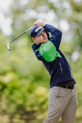 GOLF - DP World Tour Qualifying School EBREICHSDORF,AUSTRIA,22.SEP.26 - GOLF - DP World Tour Qualifying School, GC Schloss Ebreichsdorf. Image shows Florian Benner (GER).  GEPAxpictures xAlexanderxSolc