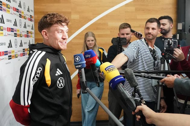 Philipp Treu Germany Herzo Base September 22, 2026 German National Team Nations League Preparation, Home Ground, HerzoBase, World of Adidas, Herzogenaurach