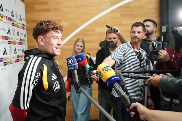 Philipp Treu Germany Herzo Base September 22, 2026 German National Team Nations League Preparation, Home Ground, HerzoBase, World of Adidas, Herzogenaurach