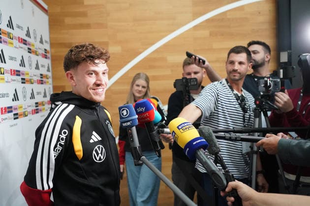 Philipp Treu Germany Herzo Base September 22, 2026 German National Team Nations League Preparation, Home Ground, HerzoBase, World of Adidas, Herzogenaurach