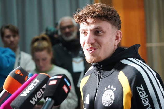 Philipp Treu Germany Herzo Base September 22, 2026 German National Team Nations League Preparation, Home Ground, HerzoBase, World of Adidas, Herzogenaurach