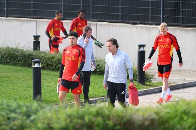 Italy v Belgium - UEFA Nations League 2026 Media Activities 22 09 2026 TUBIZE, BELGIUM - SEPTEMBER 22 : Sabbe Kyriani defender of Belgium pictured during a training session ahead of the UEFA Nations League tournament league phase matchday 1 group A1 match between Italy and Belgium on September 22, 2026 in Tubize, Belgium, 22 09 2026 Tubize Belgium  Copyright: xVincentxKalutx