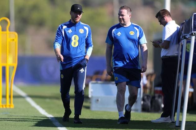 SÃ bastien Pocognoli Scotland Team Training, International Football, La Manga Club, Murcia, Spain - 22 Sep 2026 La Manga Club Murcia Spain  Copyright: xSergioxLopez Shutterstockx 17162755o