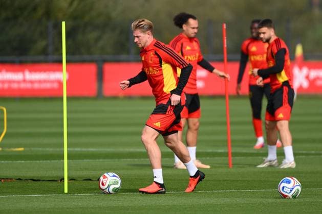 Italy v Belgium - UEFA Nations League 2026 Media Activities 22 09 2026 TUBIZE, BELGIUM - SEPTEMBER 22 : De Bruyne Kevin forward of Belgium pictured during a training session ahead of the UEFA Nations League tournament league phase matchday 1 group A1 match between Italy and Belgium on September 22, 2026 in Tubize, Belgium, 22 09 2026 Tubize Belgium  Copyright: xVincentxKalutx