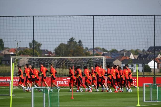 Italy v Belgium - UEFA Nations League 2026 Media Activities 22 09 2026 TUBIZE, BELGIUM - SEPTEMBER 22 : Players of Belgium pictured during a training session ahead of the UEFA Nations League tournament league phase matchday 1 group A1 match between Italy and Belgium on September 22, 2026 in Tubize, Belgium, 22 09 2026 Tubize Belgium  Copyright: xVincentxKalutx