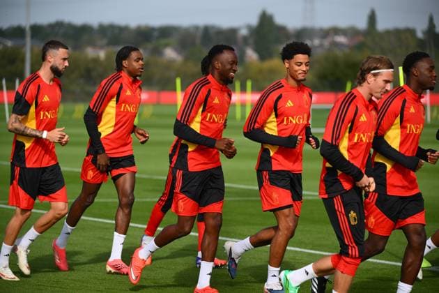 Italy v Belgium - UEFA Nations League 2026 Media Activities 22 09 2026 TUBIZE, BELGIUM - SEPTEMBER 22 : Lukebakio Dodi forward of Belgium pictured during a training session ahead of the UEFA Nations League tournament league phase matchday 1 group A1 match between Italy and Belgium on September 22, 2026 in Tubize, Belgium, 22 09 2026 Tubize Belgium  Copyright: xVincentxKalutx