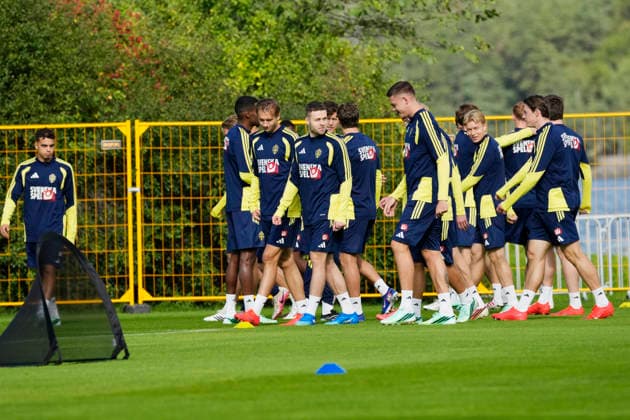 STOCKHOLM, SWEDEN 20260922 Swedish national team captain Graham Potter as the soccer team gathers for training at Bosön in Stockholm ahead of the upcoming Nations League matches STOCKHOLM SWEDEN x10050x  Copyright: xPontusxLundahl TTx FOOTBALL MEN TRAIN IN STOCKHOLM