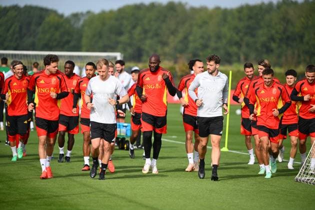 Italy v Belgium - UEFA Nations League 2026 Media Activities 22 09 2026 TUBIZE, BELGIUM - SEPTEMBER 22 : Lukaku Romelu forward of Belgium pictured during a training session ahead of the UEFA Nations League tournament league phase matchday 1 group A1 match between Italy and Belgium on September 22, 2026 in Tubize, Belgium, 22 09 2026 Tubize Belgium  Copyright: xVincentxKalutx
