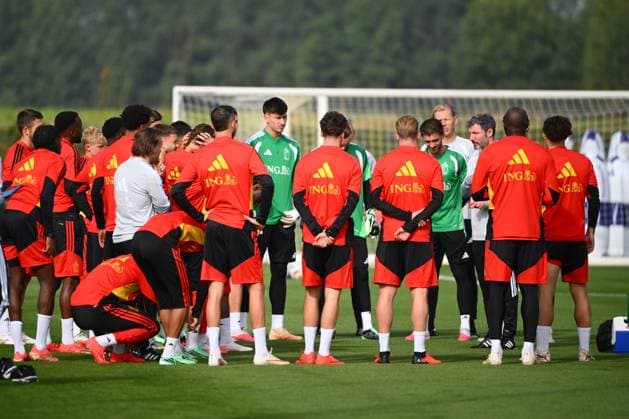 Italy v Belgium - UEFA Nations League 2026 Media Activities 22 09 2026 TUBIZE, BELGIUM - SEPTEMBER 22 : Players of Belgium pictured during a training session ahead of the UEFA Nations League tournament league phase matchday 1 group A1 match between Italy and Belgium on September 22, 2026 in Tubize, Belgium, 22 09 2026 Tubize Belgium  Copyright: xVincentxKalutx