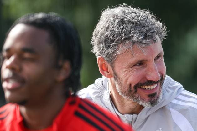 Belgium s head coach Mark van Bommel arrives for a training session of the Red Devils, the Belgian national soccer team, at the national training center in Tubize, Tuesday 22 September 2026. The team is preparing for fixtures in the UEFA Nations League competition. BRUNOxFAHY  x187420174x