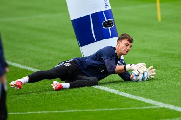 SOCCER - NL, AUT vs ISR WINDISCHGARSTEN,AUSTRIA,22.SEP.26 - SOCCER - UEFA Nations League, group stage, OEFB international match, Länderspiel, Nationalmannschaft Austria vs Israel, preview, training team AUT. Image shows Lukas Jungwirth (AUT).  GEPAxpictures xChristianxMoser