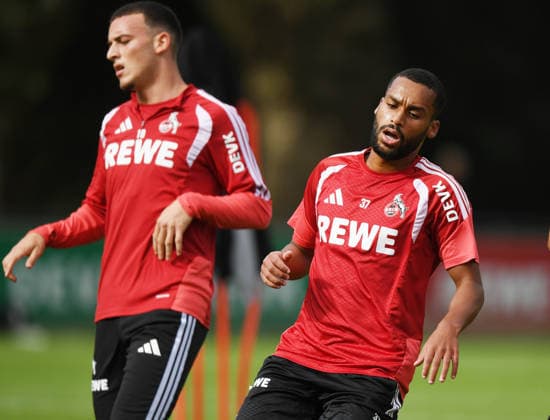 September 22, 2026, xophax, Soccer, Bundesliga 1, 1. FC Köln Training: Training during the international break; from left to right: Said El Mala, Linton Maina—all of 1. FC Köln